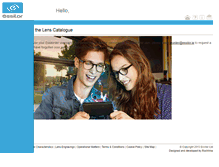 Tablet Screenshot of catalogue.essilor.ie