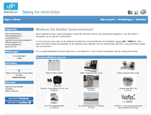 Tablet Screenshot of instrumenten.essilor.nl