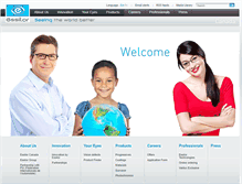 Tablet Screenshot of essilor.ca